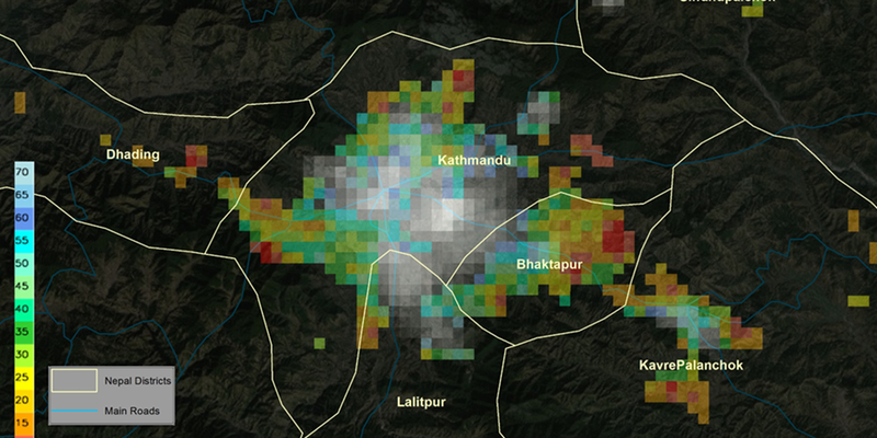 Illustration for article titled Understanding the Nepal Earthquake and Its Effects From Space